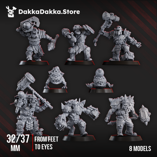 Greenskin  Dakkadakka Heavy Troop Proxy