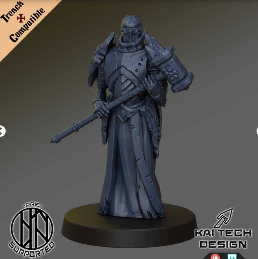 Trench Crusade Kompatibel- Plague Knight(Proxy) (3pcs) - Black Grail