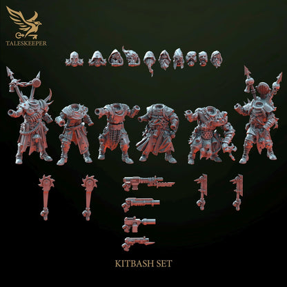 Trench Crusade Kompatibel- Heretic Troopers(Proxy) - Heretic Legion(5pcs)