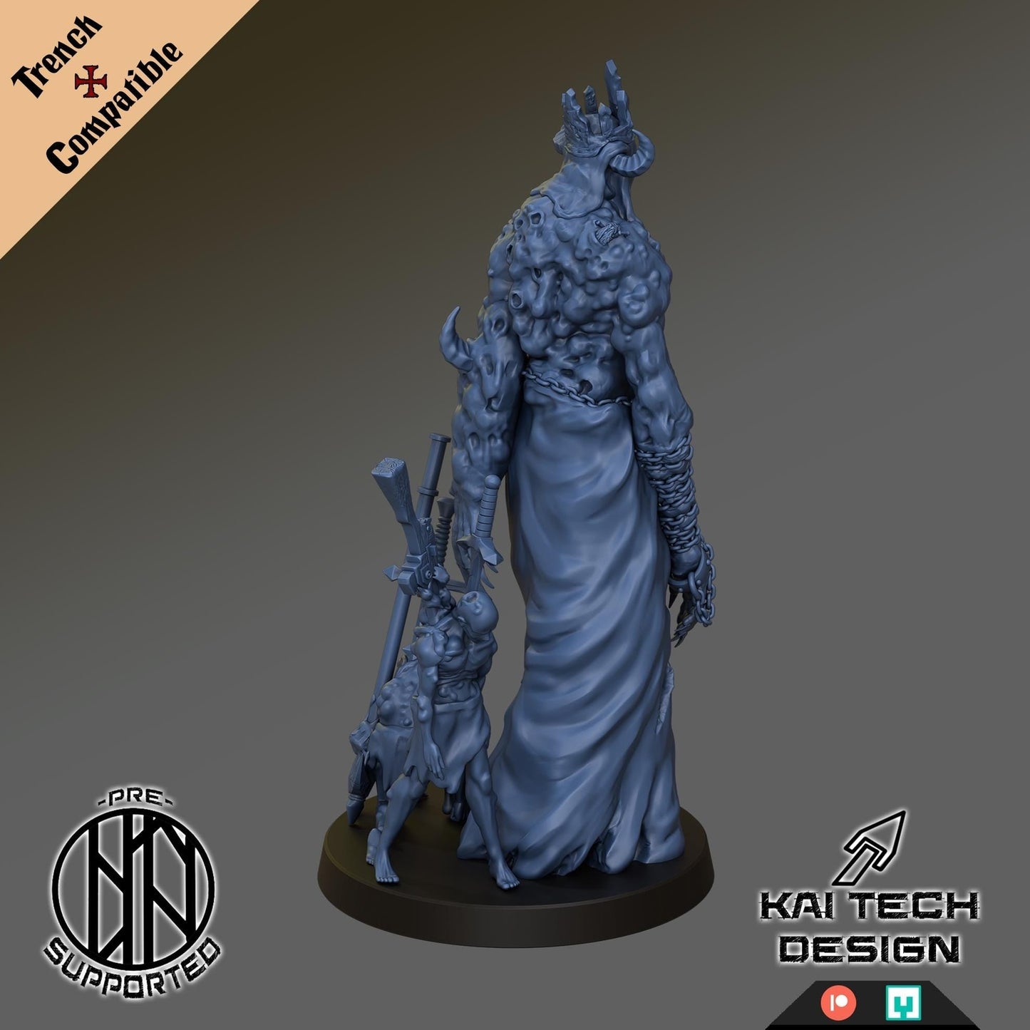 Trench Crusade Kompatibel- Lord of Tumors(Proxy) - Black Grail