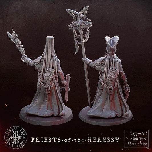 Trench Crusade Kompatibel - Heretic Priest(Proxy)- Heretic Legion(2pcs)