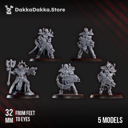 Disgusting War Sisters Dakkadakka Troop 3 Proxy