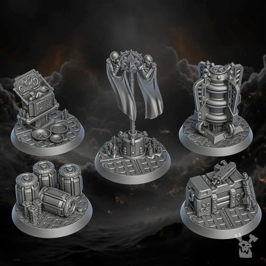 Silvermoon War Sisters Dakkadakka Base Marker Proxy