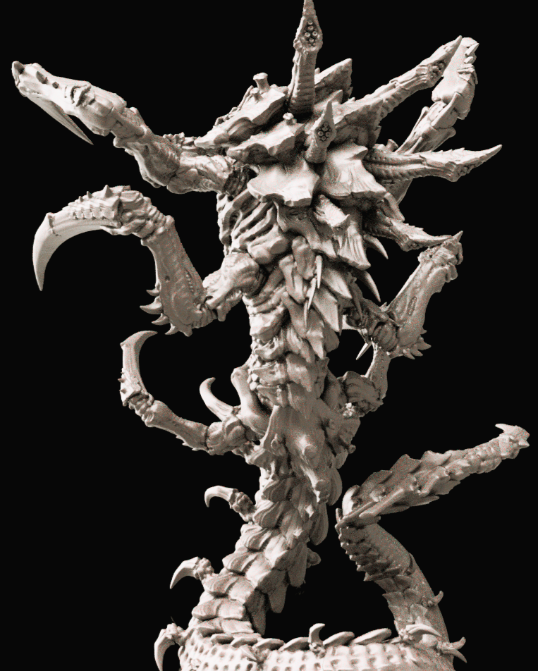 Space Big Snake Melee Fighter Monster