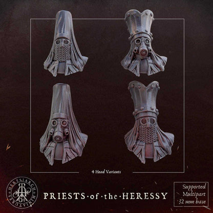 Trench Crusade Kompatibel - Heretic Priest(Proxy)- Heretic Legion(2pcs)