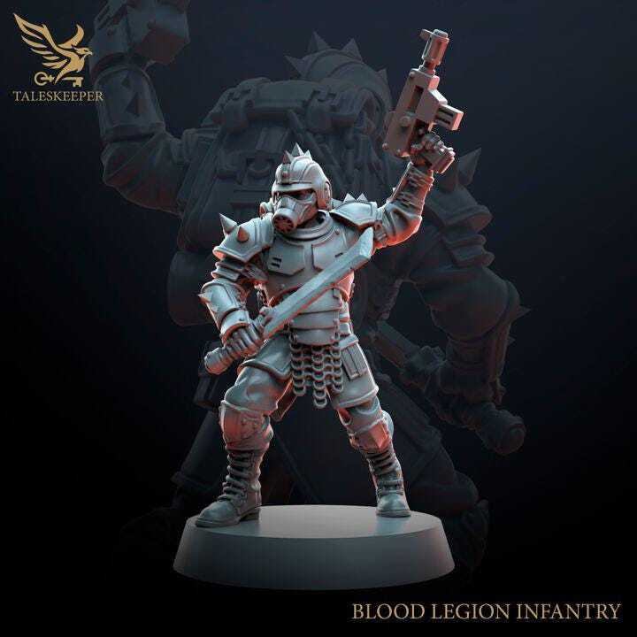 Trench Crusade Kompatibel- Heretic Troopers(Proxy) - Heretic Legion(5pcs)