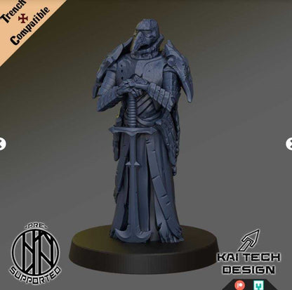 Trench Crusade Kompatibel- Plague Knight(Proxy) (3pcs) - Black Grail
