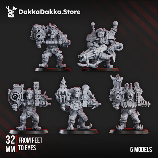 Greenskins Dakkadakka Heavy Troop Proxy
