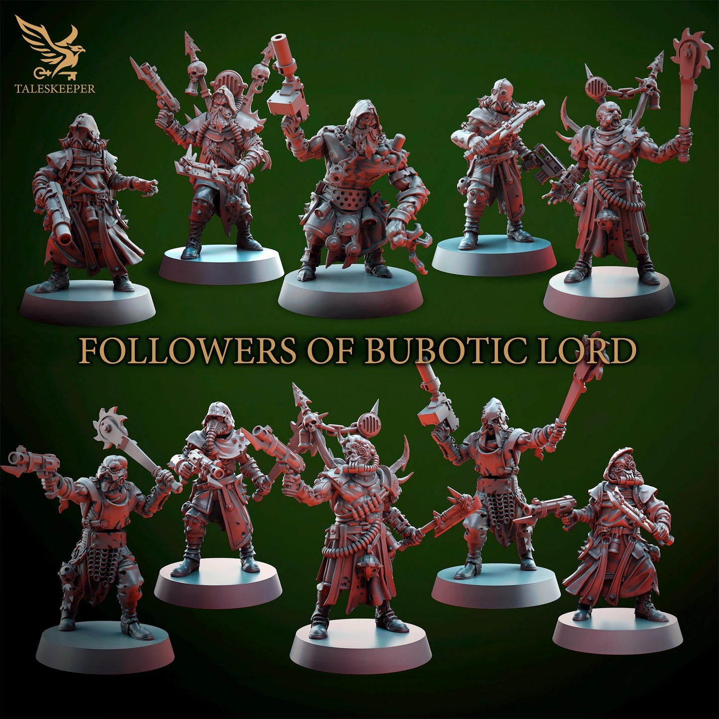 Trench Crusade Kompatibel- Heretic Troopers(Proxy) - Heretic Legion(5pcs)