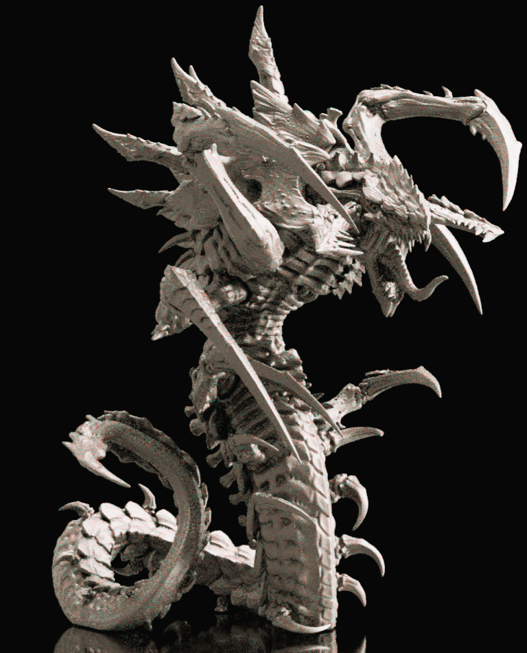 Space Big Snake Melee Fighter Monster