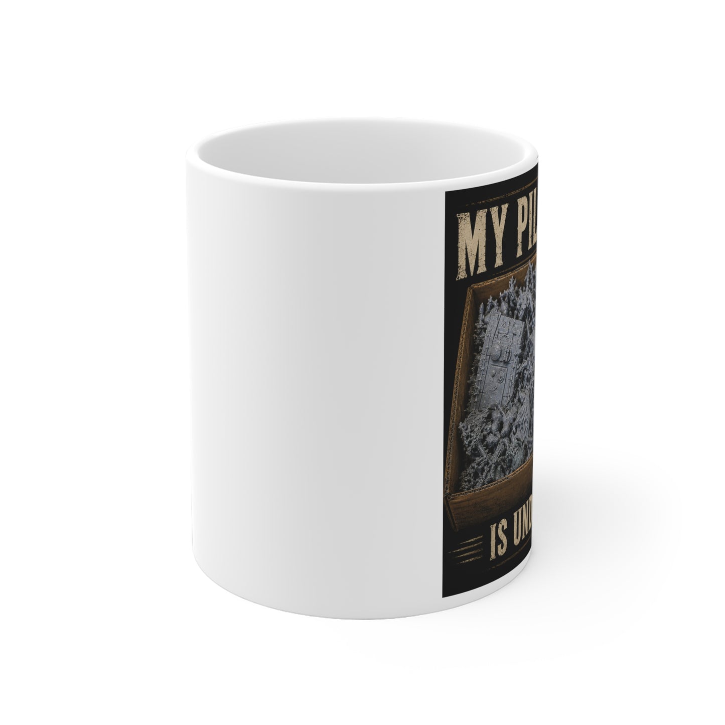 My Pile of Shame Is Under Control Mug (EU Version)| Funny Tabletop Gamer Coffee Cup | Miniature Painting Gift | Resin Printing Mug