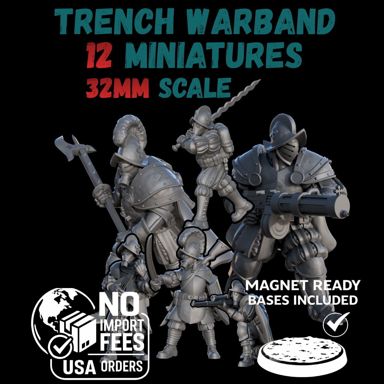 Trench New Antioch Papal States Proxy Full Set