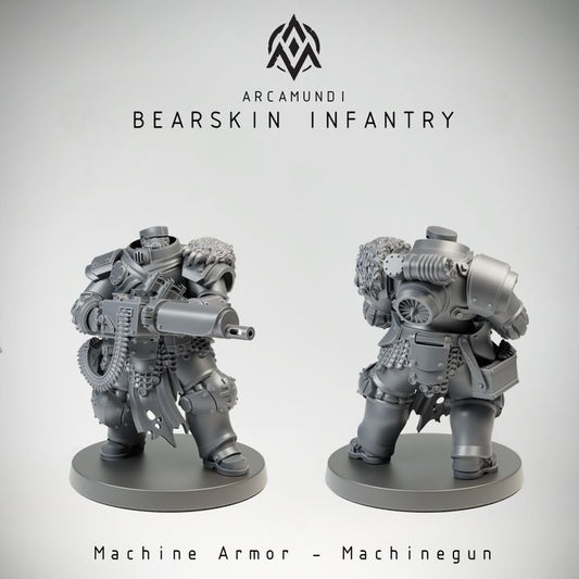 Trench Crusade compatible - Bearskin Infantery MG - New Antioch