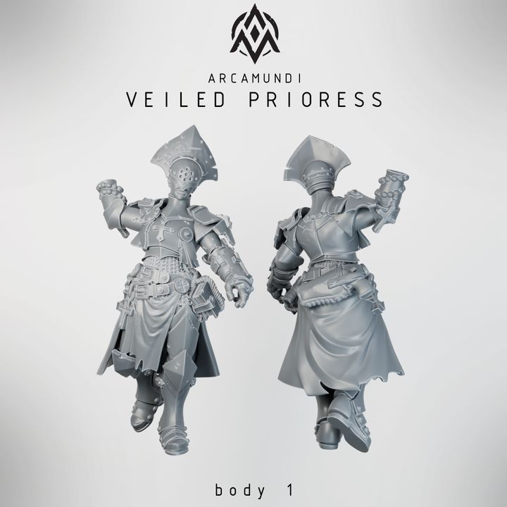 Trench Crusade compatible - Veiled Prioress - Trench Pilgrim