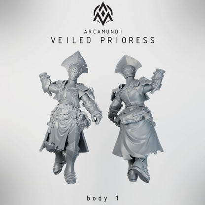 Trench Crusade compatible - Veiled Prioress - Trench Pilgrim