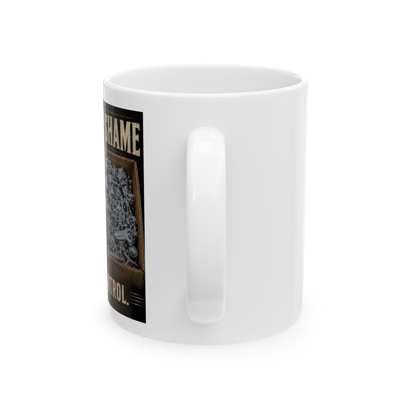 My Pile of Shame Is Under Control Mug | Funny Tabletop Gamer Coffee Cup | Miniature Painting Gift | Resin Printing Mug