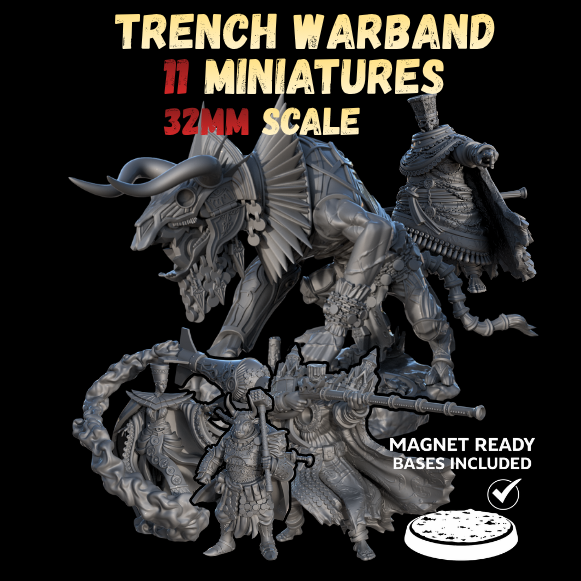 Trench Knights of Avarice Heretic Legion Proxy Full Set