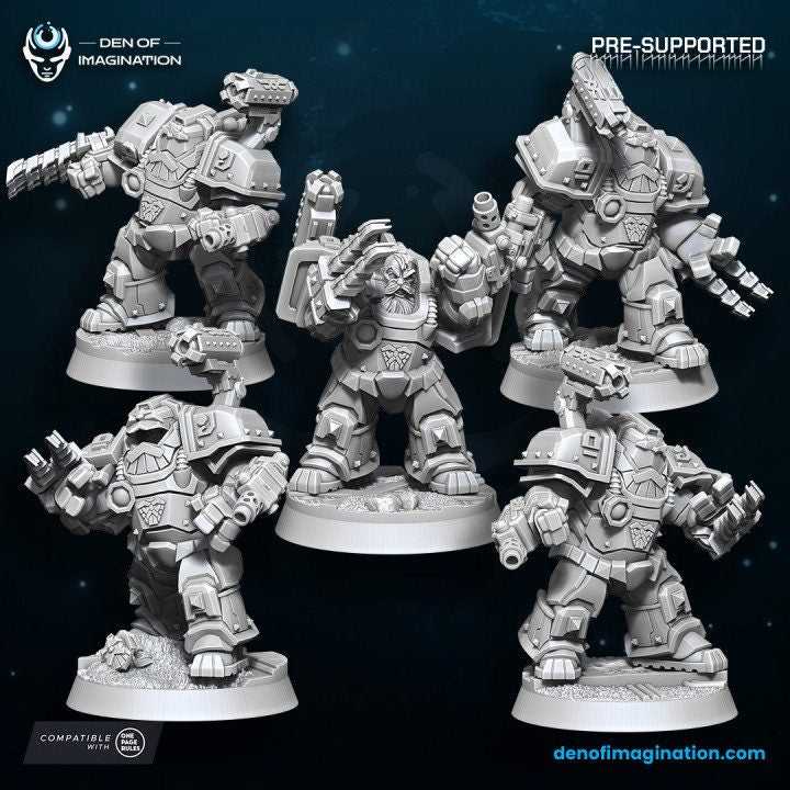 Space Dwarves Flame Keepers(5Pcs)