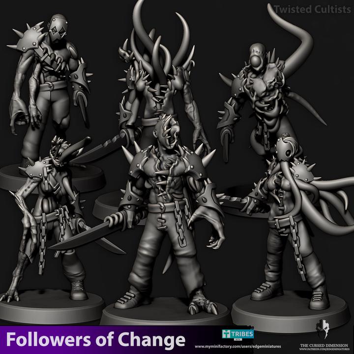 Chaotic Mutant Cultist 10 Pcs.