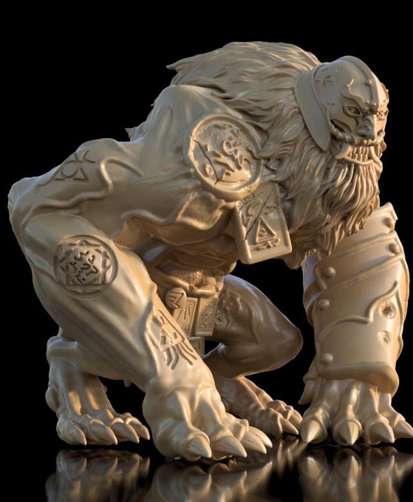 Trench Crusade - Lion of Jabir (Proxy) Iron Sultanate