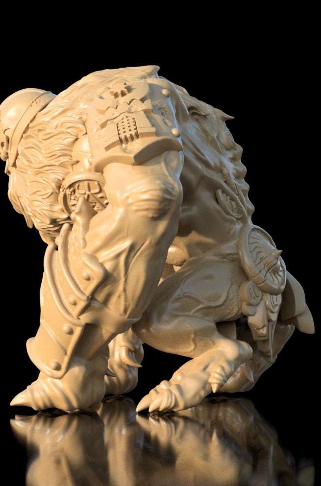 Trench Crusade - Lion of Jabir (Proxy) Iron Sultanate