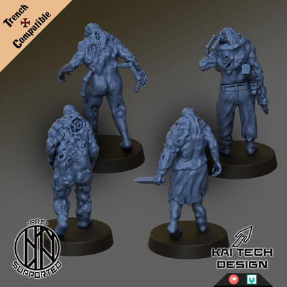 Trench Crusade Grail Thrall (Proxy) The Black Grail (4pcs)