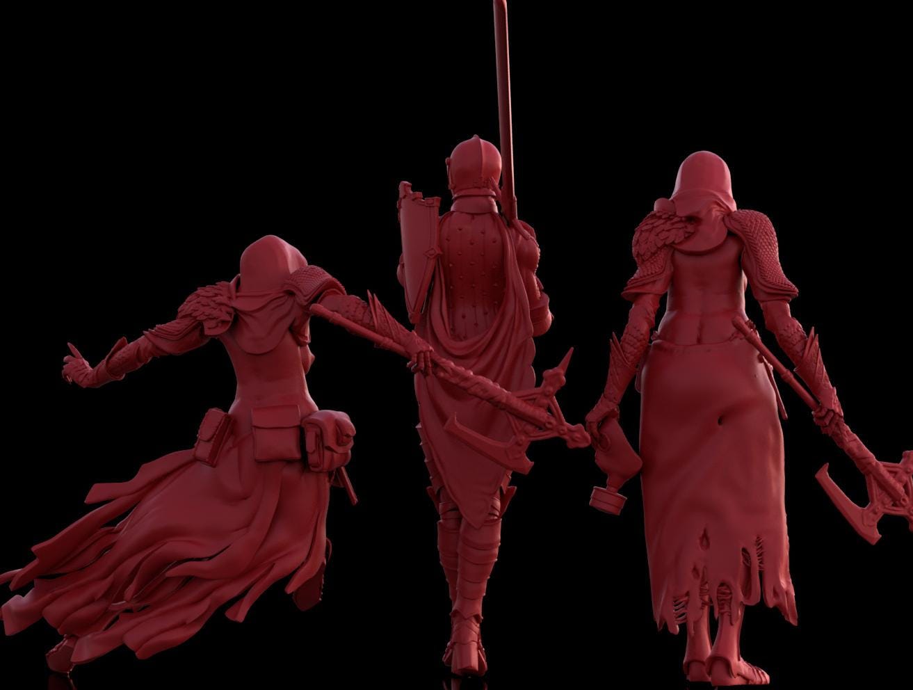 Trench Crusade - Stigmatic nun (Proxy) - Trench Pilgrims (3pcs)