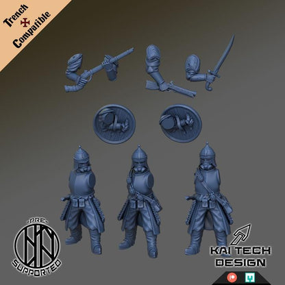 Trench Crusade - Sappers(Proxy) - Iron Sultanate(3pcs)