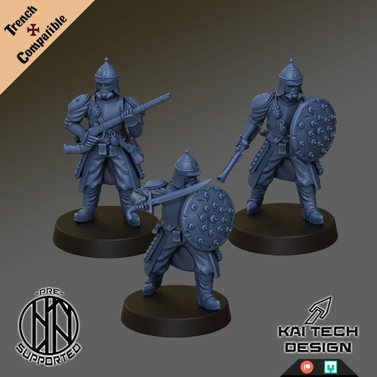 Trench Crusade - Sappers(Proxy) - Iron Sultanate(3pcs)