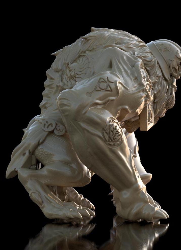 Trench Crusade - Lion of Jabir (Proxy) Iron Sultanate