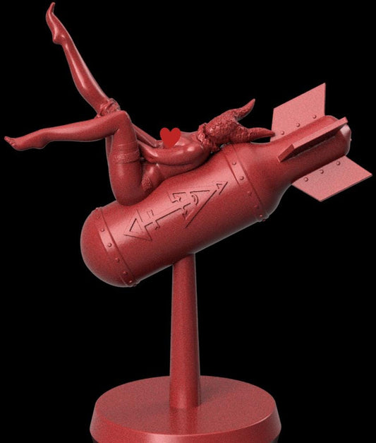 Trench Crusade - Artillery Witch Pinup (Proxy) - Heretic Legion