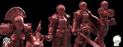 Trench Crusade - Stigmatic nun Arcamundi (Proxy) - Trench Pilgrims (3pcs)