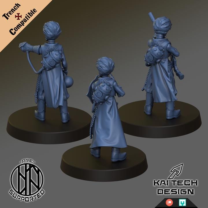 Trench Crusade - Alchemist(Proxy) - Iron Sultanate(3pcs)