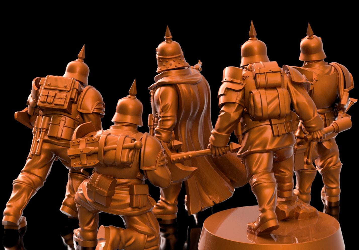 Trench Crusade - Prussian Troops(Proxy) - Trench Pilgrims(5pcs)