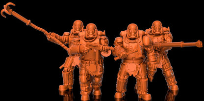 Trench Crusade - Heretic Naval Raiders funduk(Proxy) - Heretic Legion(5pcs)