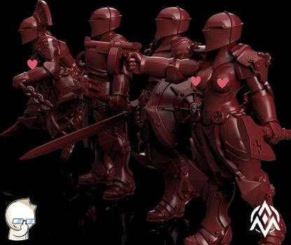 Trench Crusade - Stigmatic nun Arcamundi (Proxy) - Trench Pilgrims (3pcs)