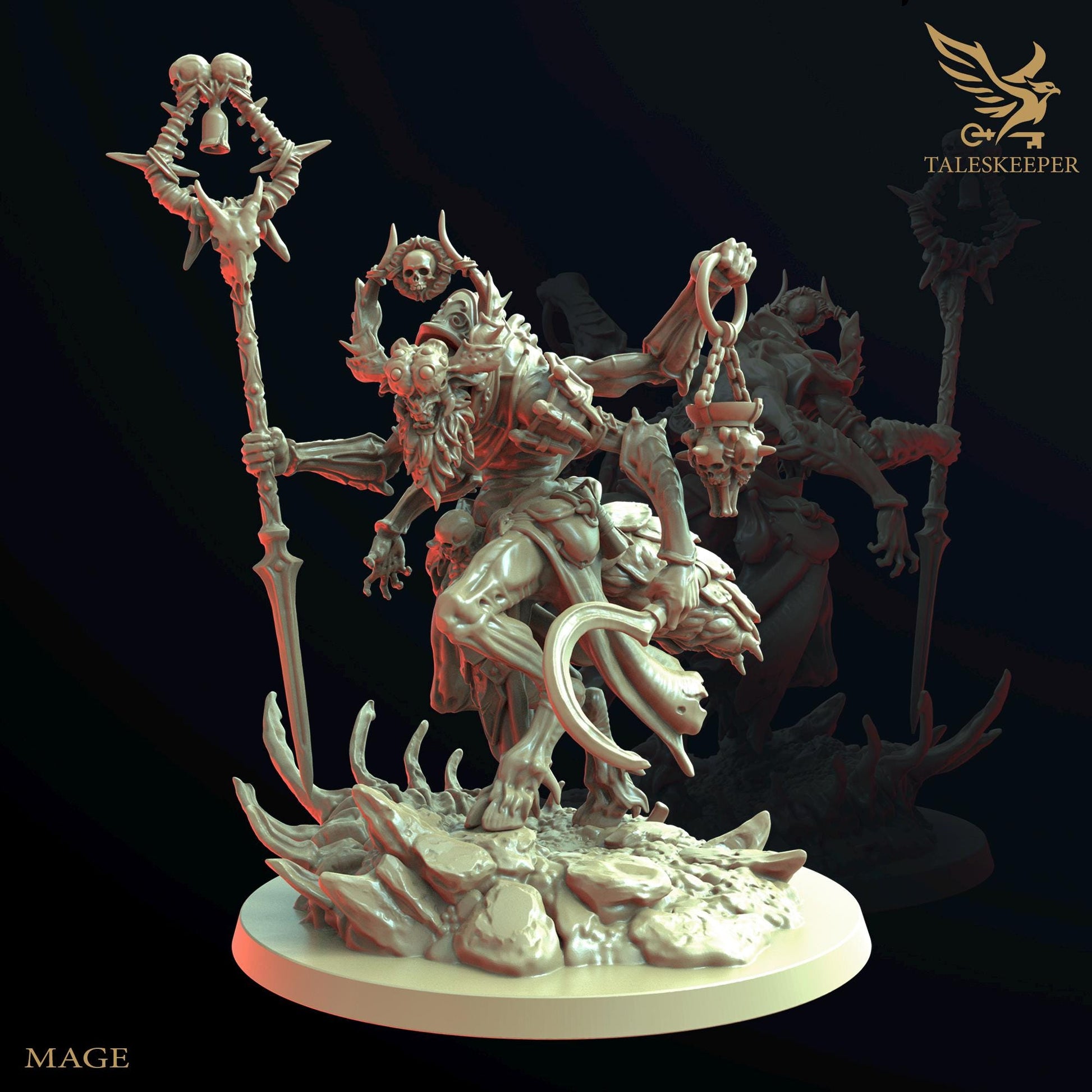 Trench Crusade - Sorcerer(Proxy) - Court of the Seven Headed Serpent