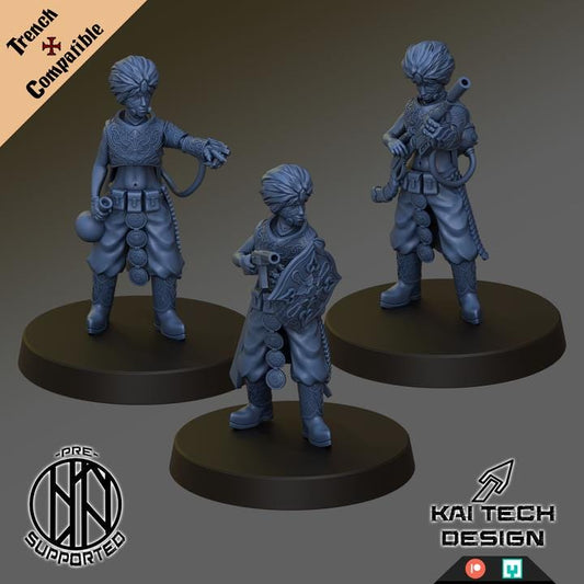 Trench Crusade - Alchemist(Proxy) - Iron Sultanate(3pcs)