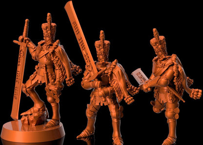 Trench Crusade - Prussian Captain(Proxy) - Trench Pilgrims(3pcs)