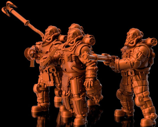 Trench Crusade - Heretic Naval Raiders funduk(Proxy) - Heretic Legion(5pcs)