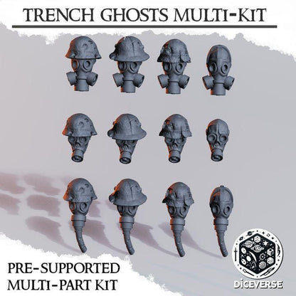 Trench Crusade - Heretic Trench Ghost(Proxy) - Heretic Legion(5pcs)