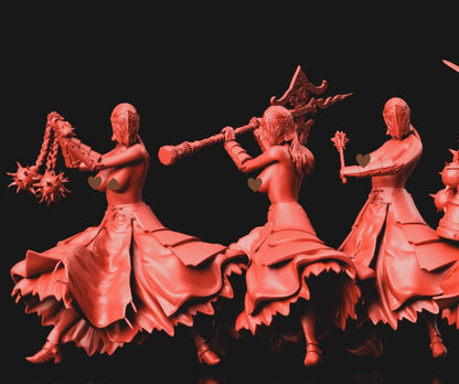 Trench Crusade - Stigmatic Witch Nuns (Proxy) - Trench Pilgrims (6pcs)