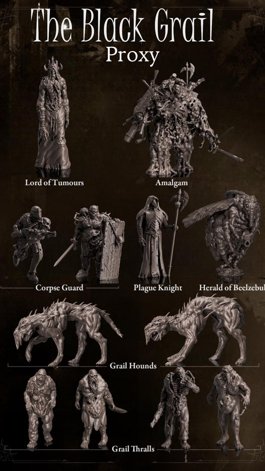 Trench Crusade - Black Grail Set(Proxy) All Models - Black Grail