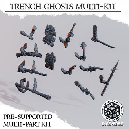 Trench Crusade - Heretic Trench Ghost(Proxy) - Heretic Legion(5pcs)