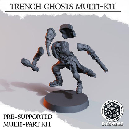 Trench Crusade - Heretic Trench Ghost(Proxy) - Heretic Legion(5pcs)