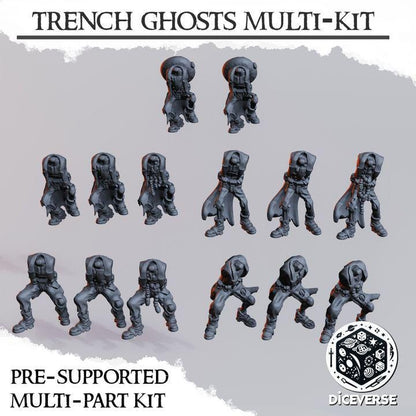Trench Crusade - Heretic Trench Ghost(Proxy) - Heretic Legion(5pcs)