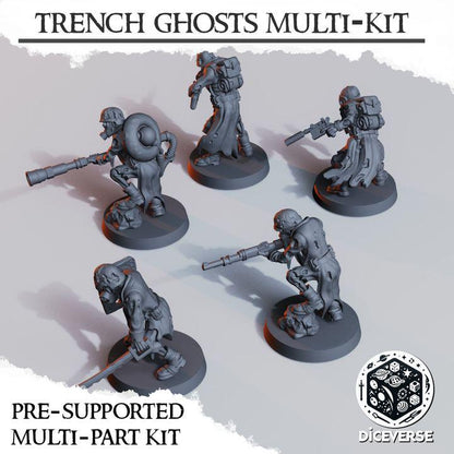 Trench Crusade - Heretic Trench Ghost(Proxy) - Heretic Legion(5pcs)