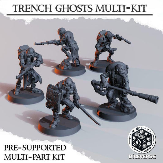Trench Crusade - Heretic Trench Ghost(Proxy) - Heretic Legion(5pcs)