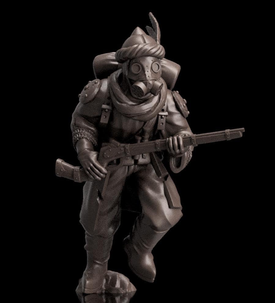 Trench Crusade Kompatibel- The sultanate of the Iron Wall (Proxy)  Warband - Iron Sultanate - Base include