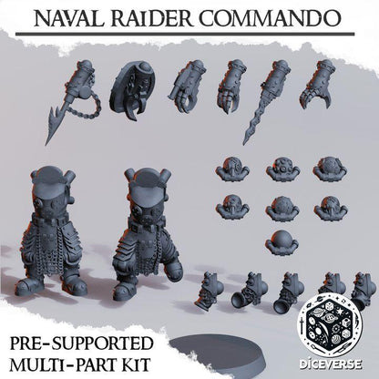 Trench Crusade Kompatibel- Heretic Naval Death Commando(Proxy) - Heretic Legion(2pcs)